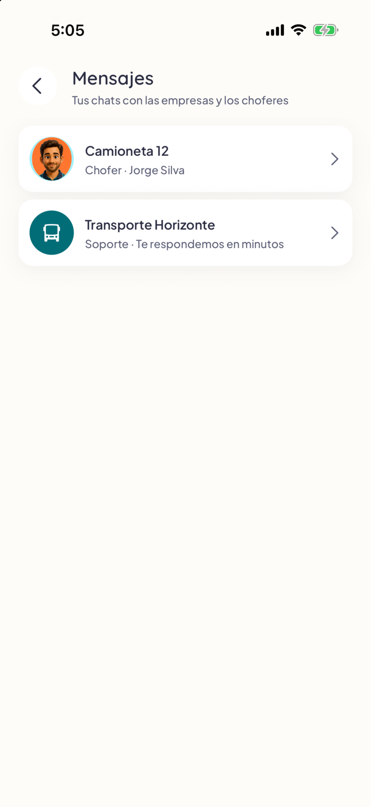 Los chats de la camioneta en la app familiar de Ruthia